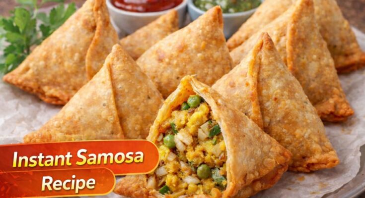 Instant Samosa Recipe
