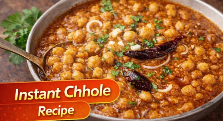 Instant Chole Recipe