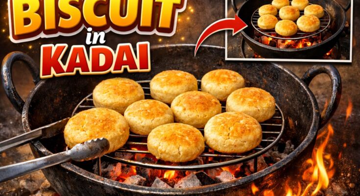 कढ़ाई में बिना ओवेन बेकरी जैसे बिस्किट बनाने की विधि
