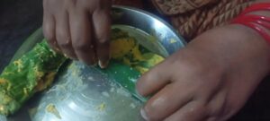 arbi patta leaves sabji recipe