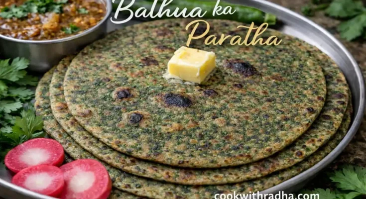 Bathua ka paratha bina ubale